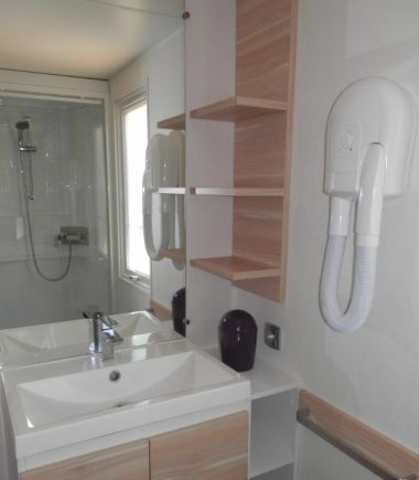 Salle de bain du Mobil-home Confort 1 chambre