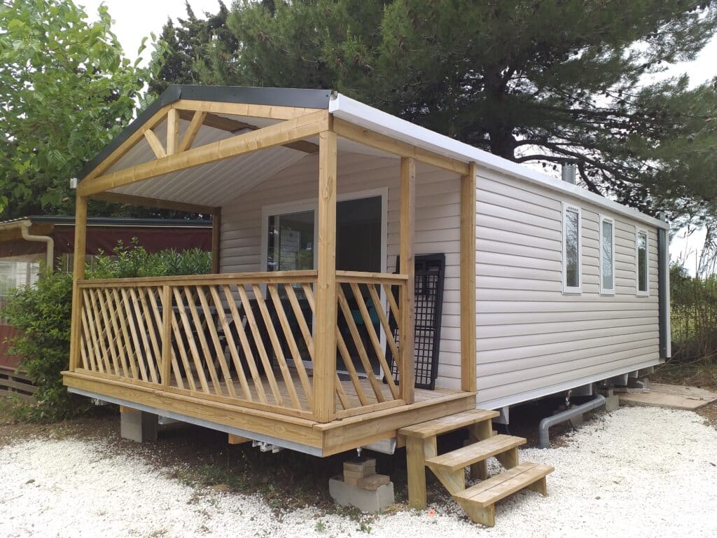 MH 2 chambres Premium plus 2019 4 a 6 personnes 24.70m2 climatise avec television